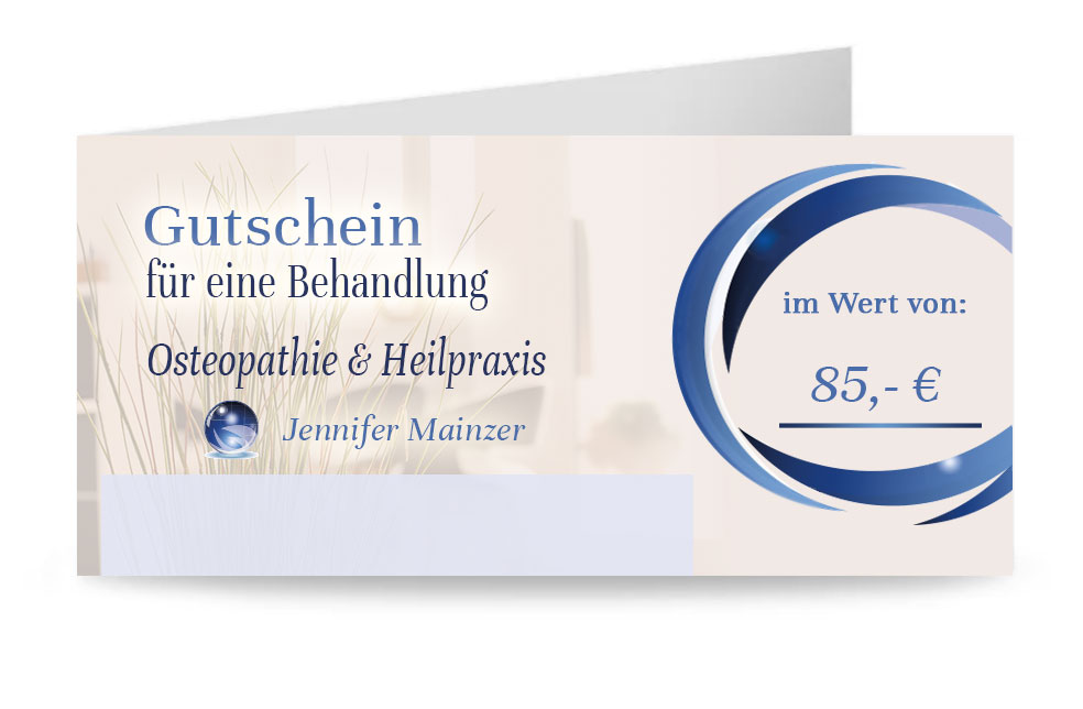 Geschenkgutschein Osteopathie